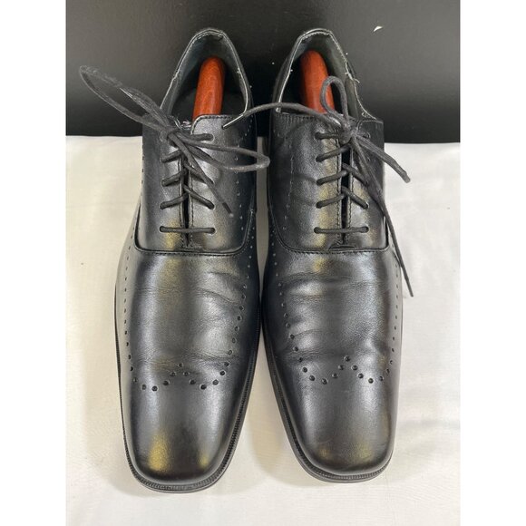 Calvin Klein Glover Mens Black Oxfords Dress Shoes Size 10.5M SKU 6396